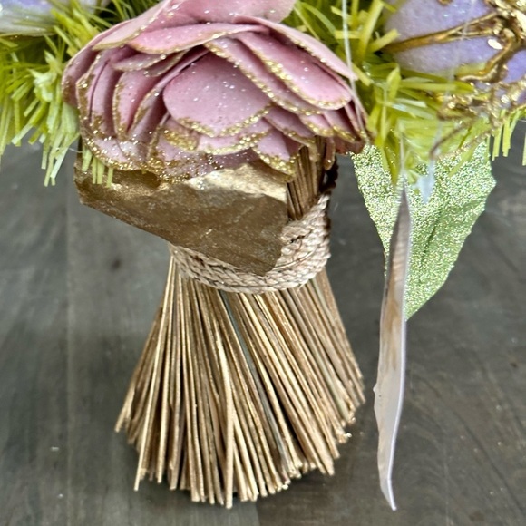 Easter Egg And Flowers Capiz Shell Easter Centerpiece...